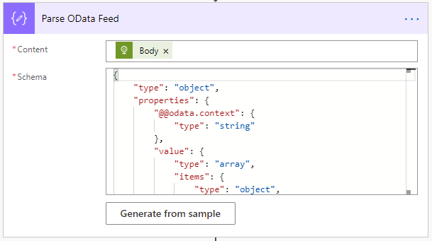 Parse JSON Data